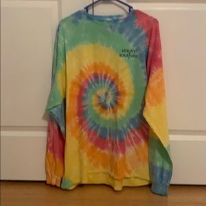 XL Simply Southern Tie-Dye Long Sleeve